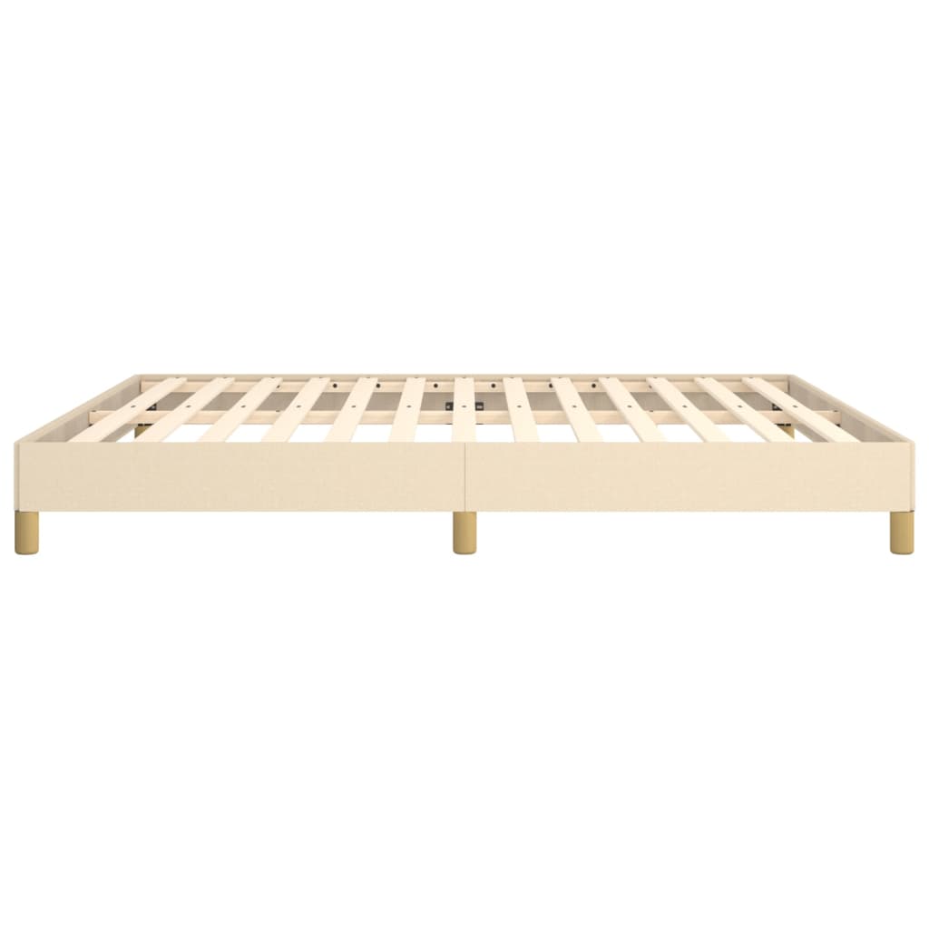 Bedframe stof crèmekleurig 180x200 cm