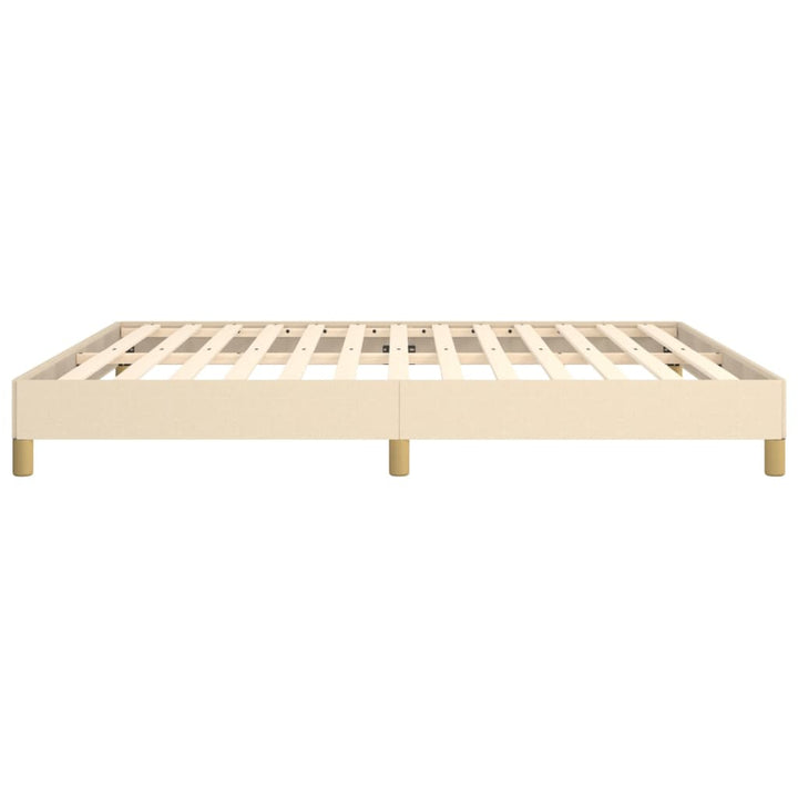 Bedframe stof crèmekleurig 180x200 cm