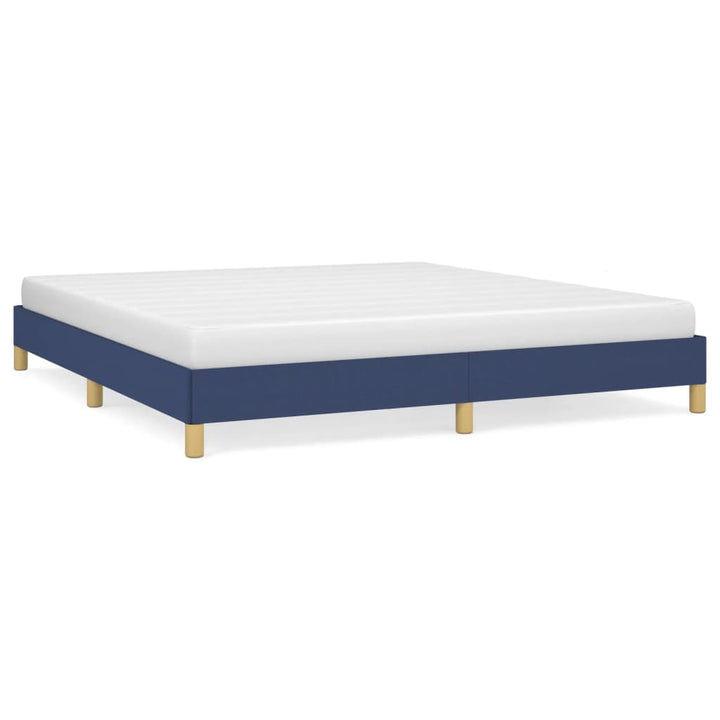 Bedframe stof blauw 180x200 cm