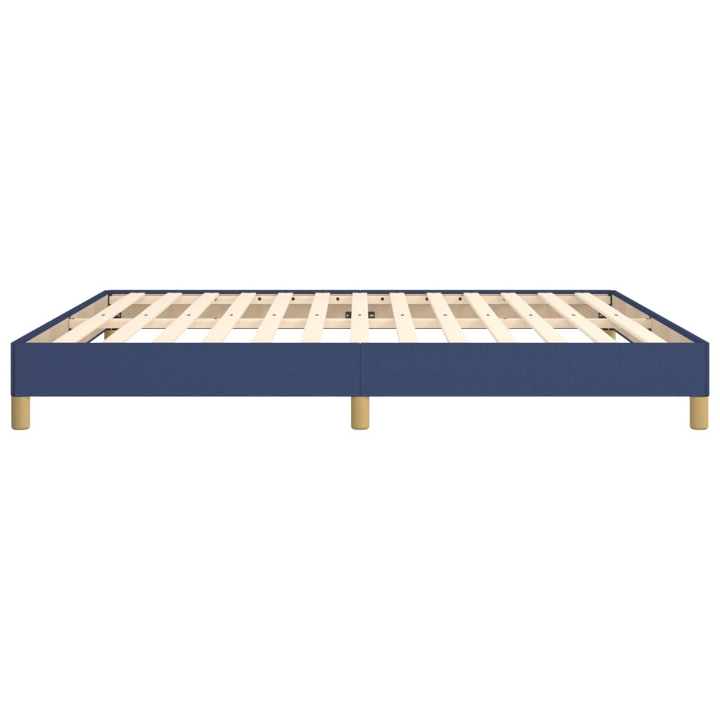 Bedframe stof blauw 180x200 cm