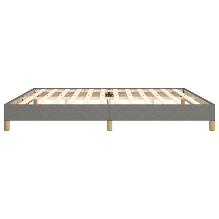 Bedframe stof donkergrijs 200x200 cm