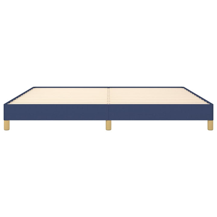 Bedframe stof blauw 200x200 cm