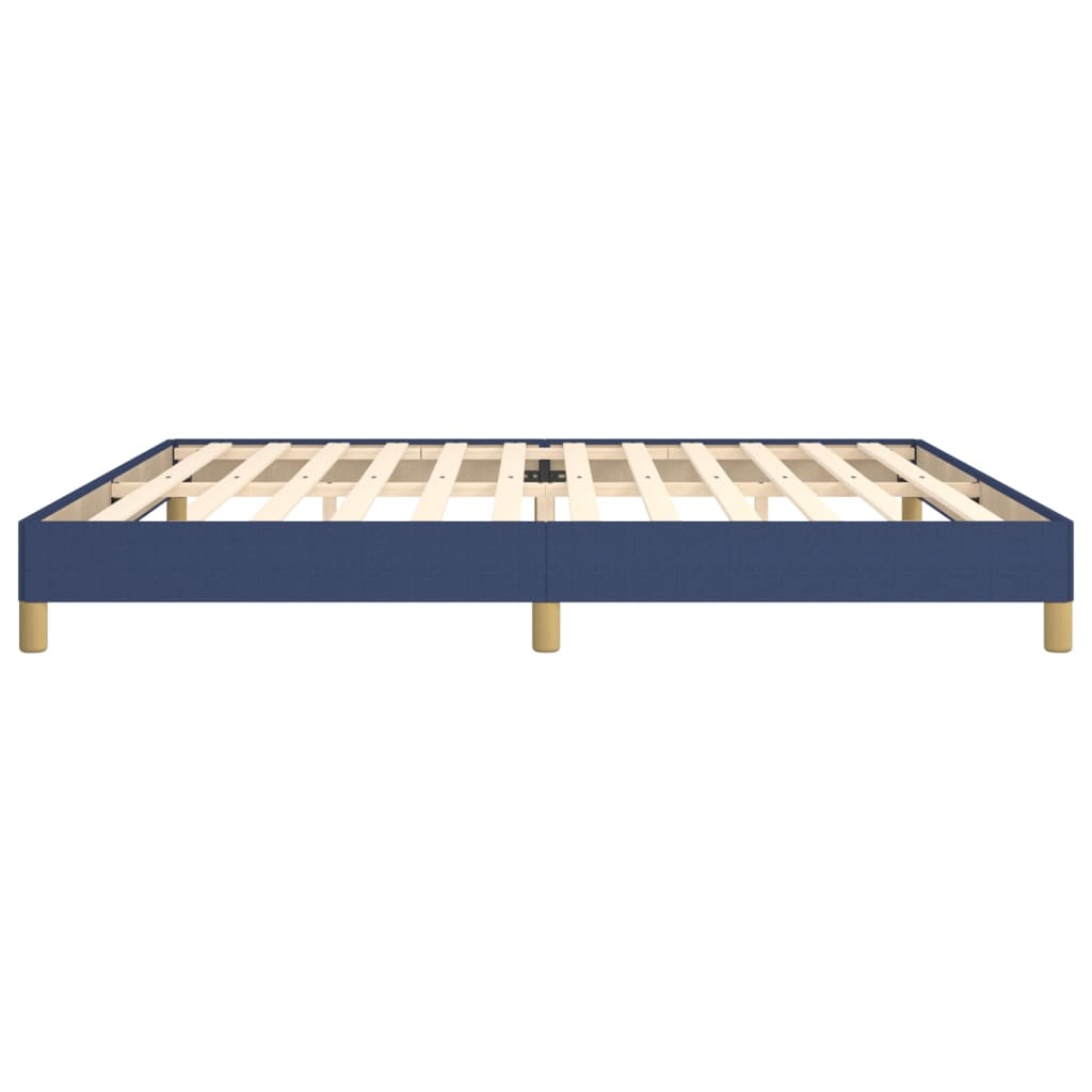 Bedframe stof blauw 200x200 cm