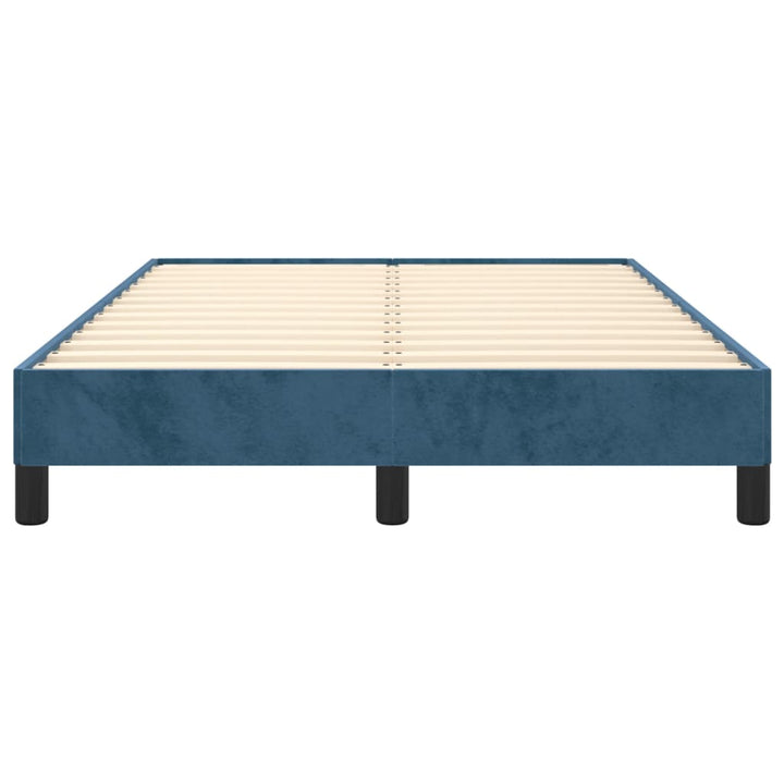 Bedframe fluweel donkerblauw 120x200 cm