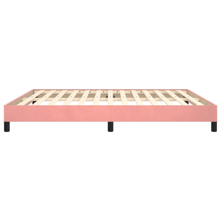 Bedframe fluweel roze 180x200 cm