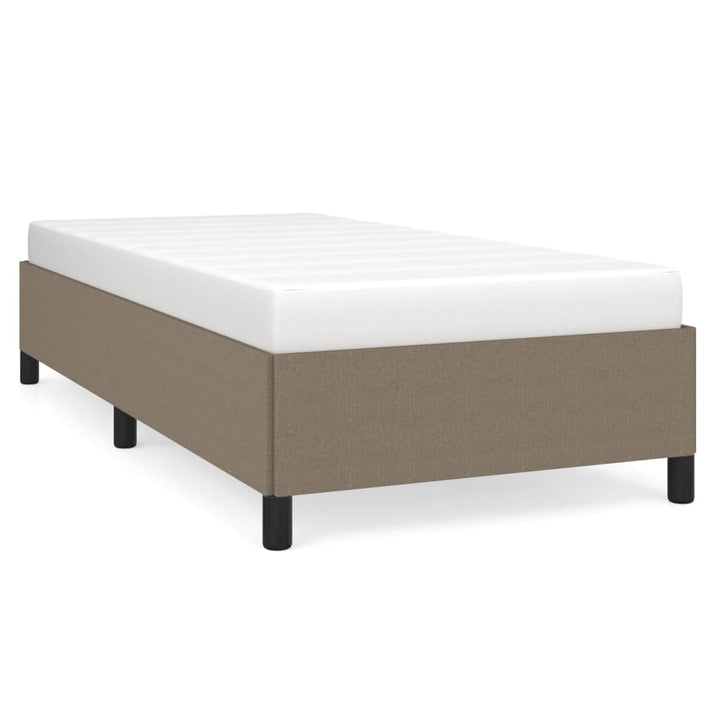 Bedframe stof taupe 80x200 cm