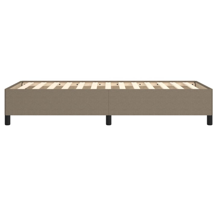 Bedframe stof taupe 80x200 cm