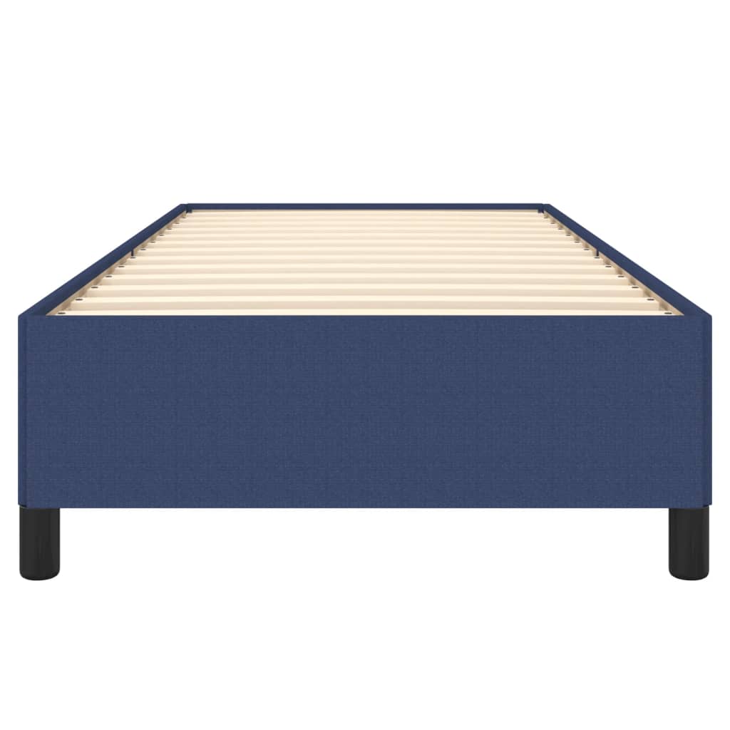 Bedframe stof blauw 80x200 cm