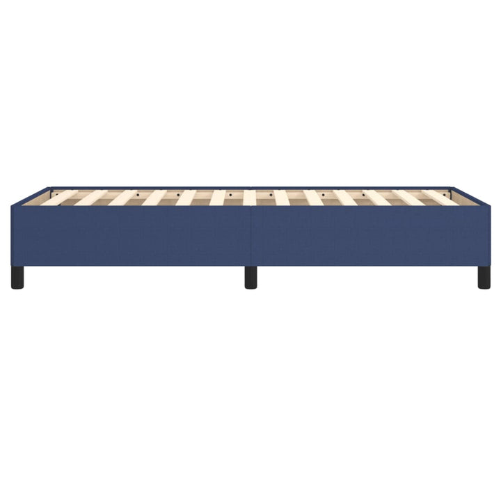 Bedframe stof blauw 80x200 cm