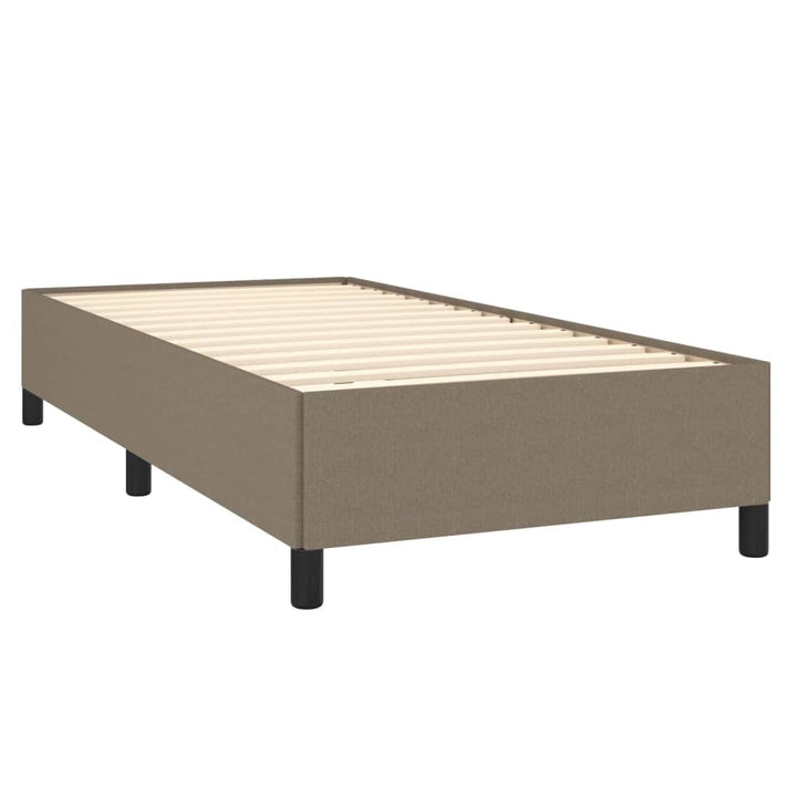 Bedframe stof taupe 90x190 cm