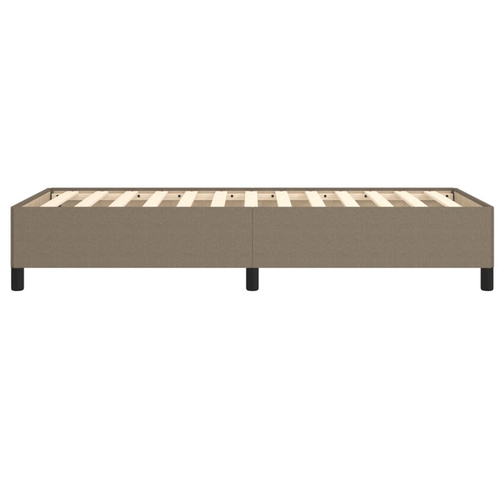 Bedframe stof taupe 90x190 cm