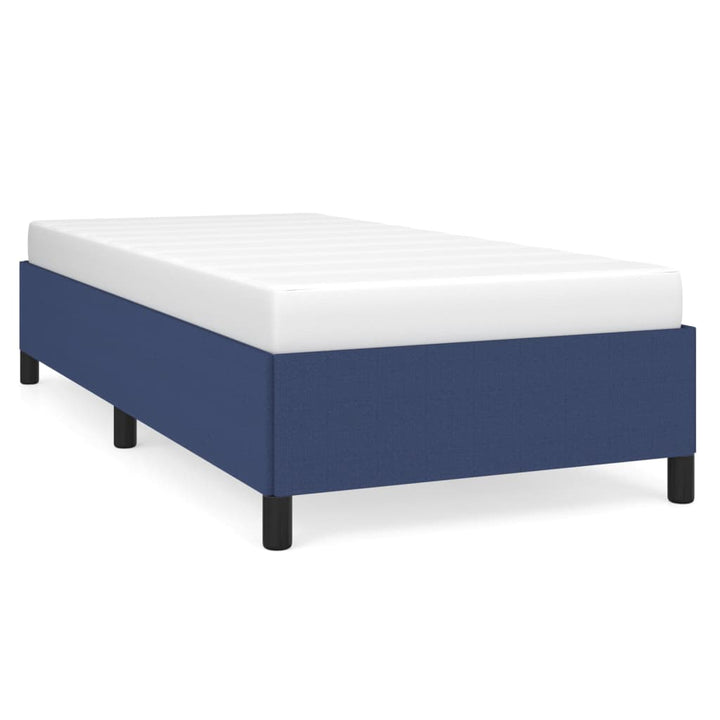 Bedframe stof blauw 90x190 cm