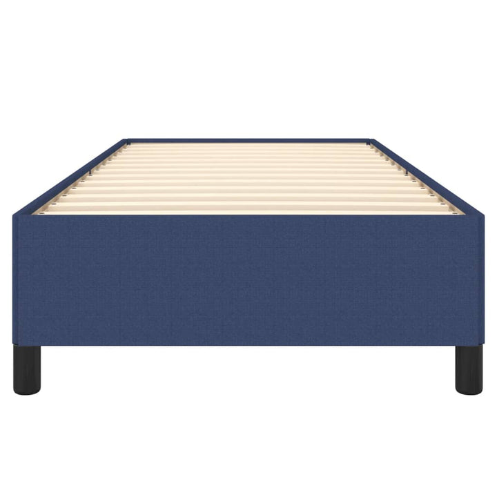 Bedframe stof blauw 90x190 cm