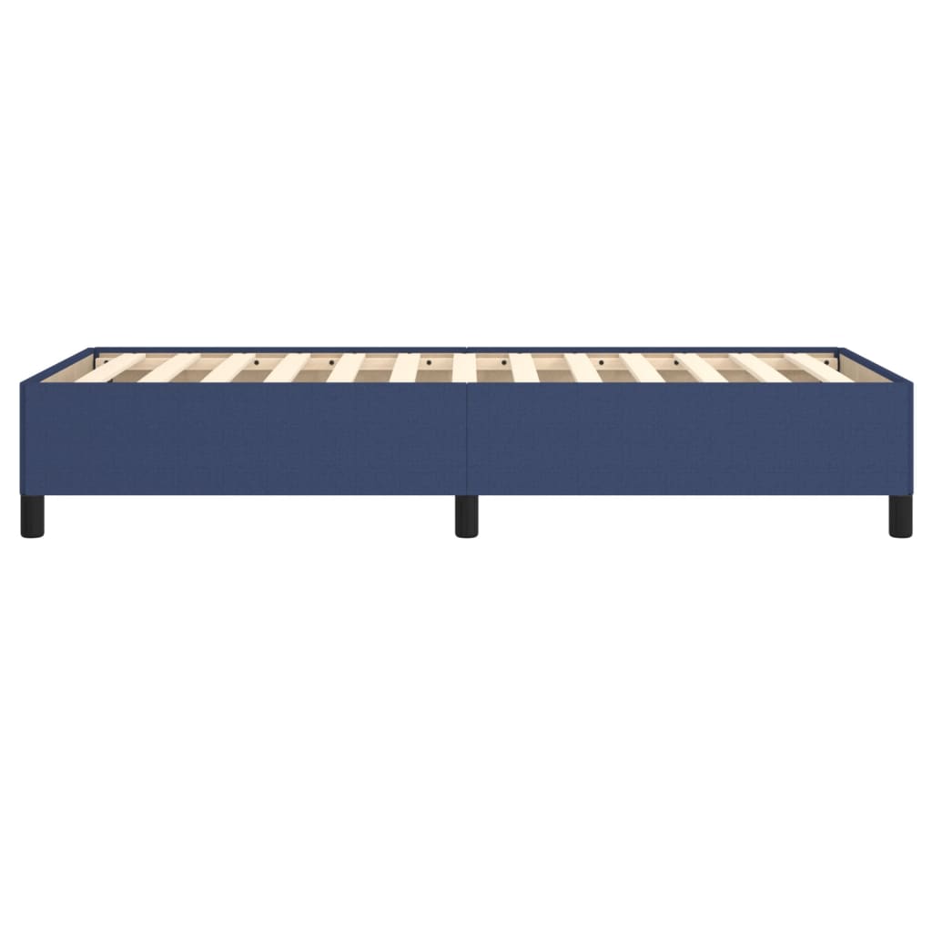 Bedframe stof blauw 90x190 cm