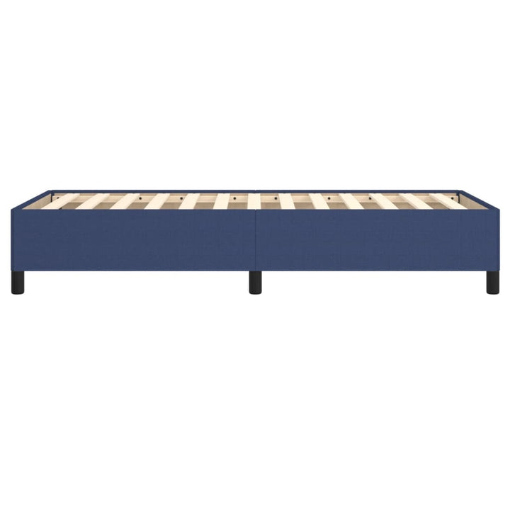 Bedframe stof blauw 90x200 cm