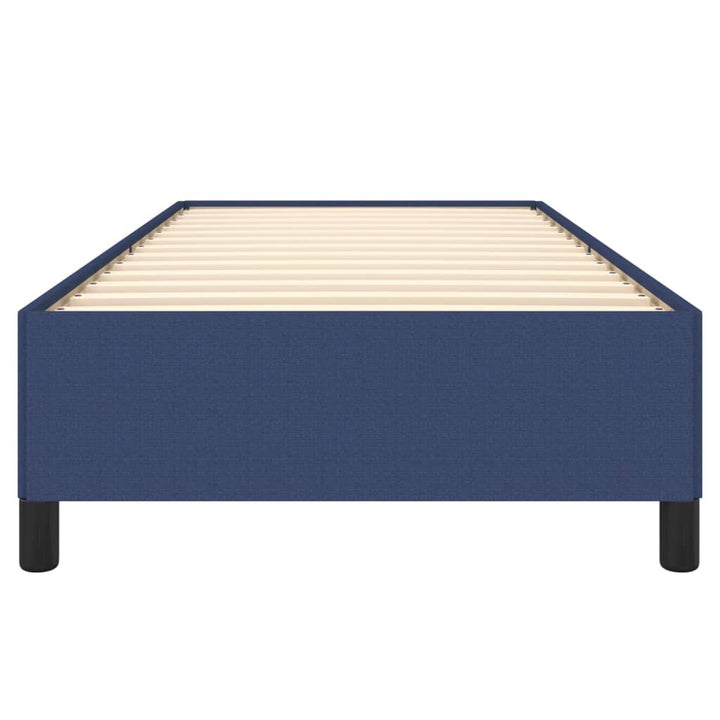 Bedframe stof blauw 100x200 cm