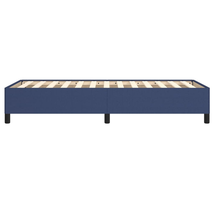 Bedframe stof blauw 100x200 cm