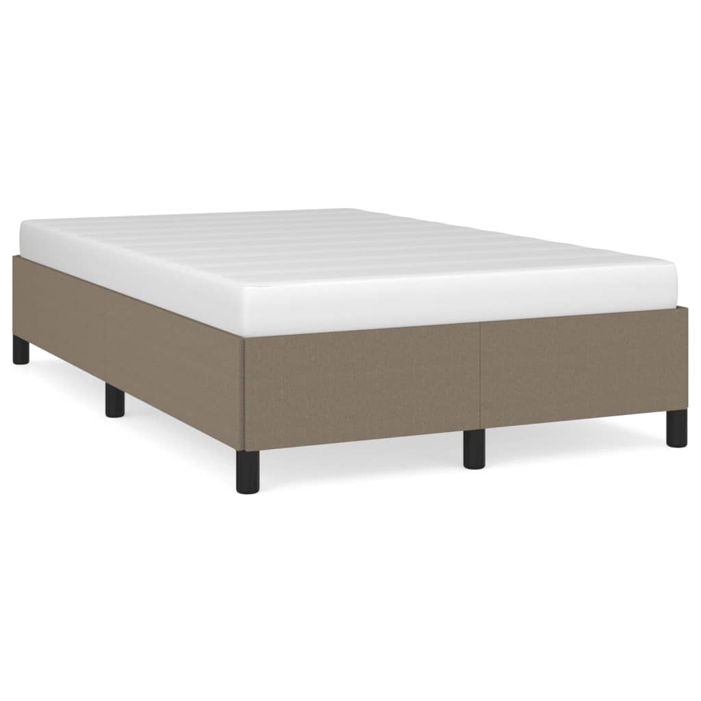 Bedframe stof taupe 120x200 cm