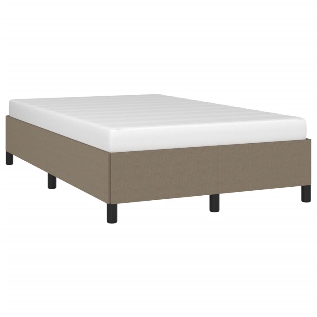 Bedframe stof taupe 120x200 cm