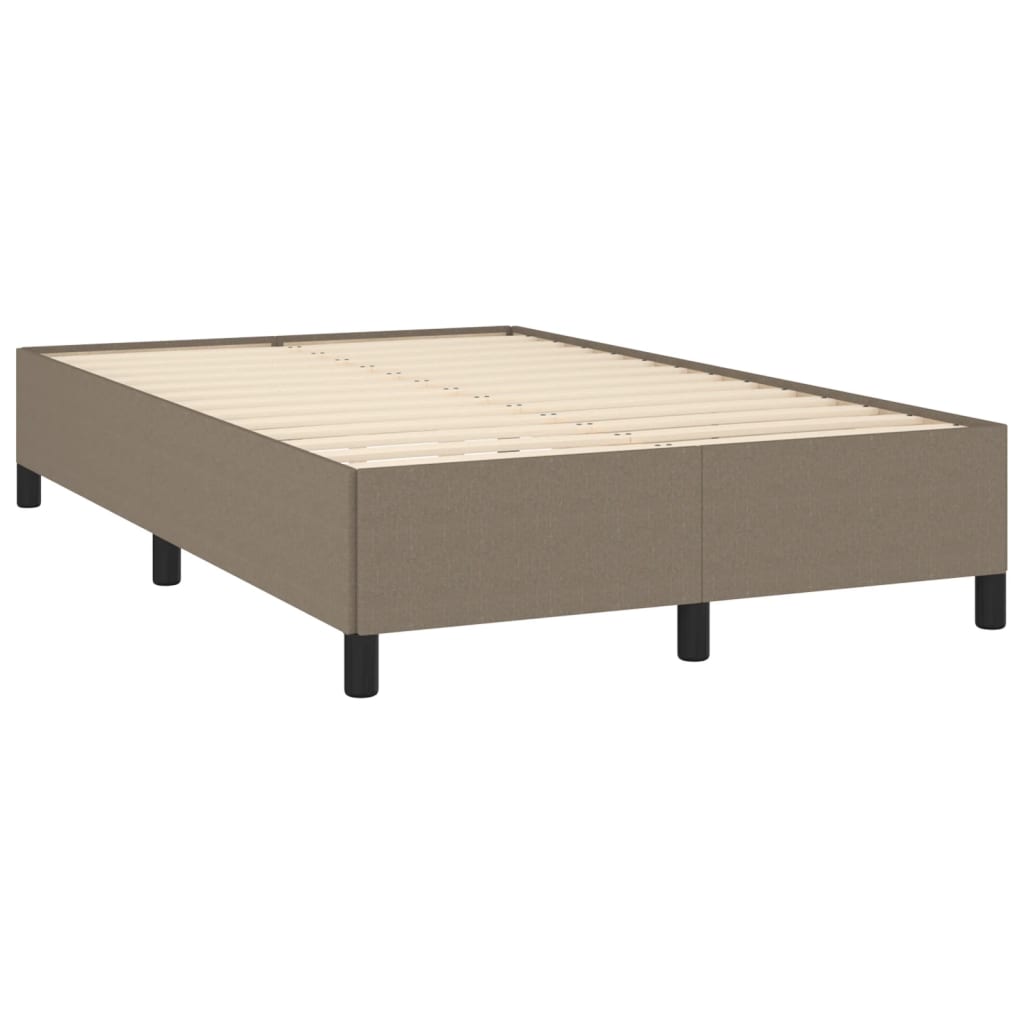 Bedframe stof taupe 120x200 cm