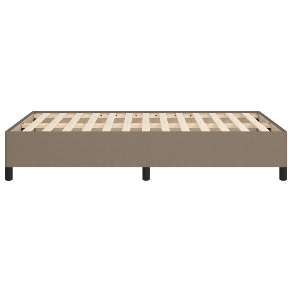 Bedframe stof taupe 120x200 cm