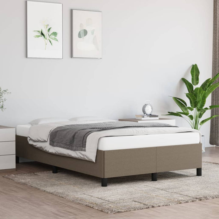 Bedframe stof taupe 120x200 cm