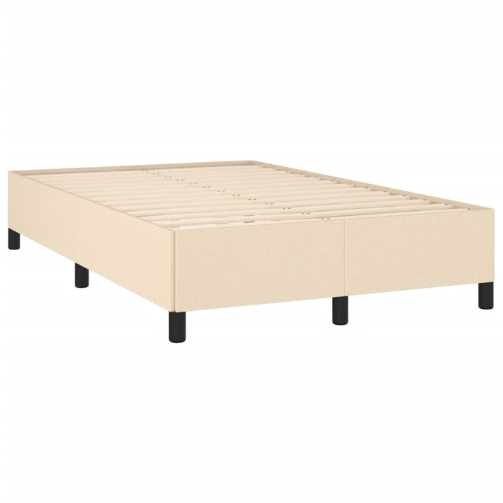 Bedframe stof crèmekleurig 120x200 cm