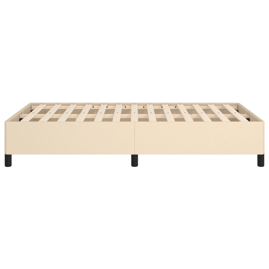 Bedframe stof crèmekleurig 120x200 cm