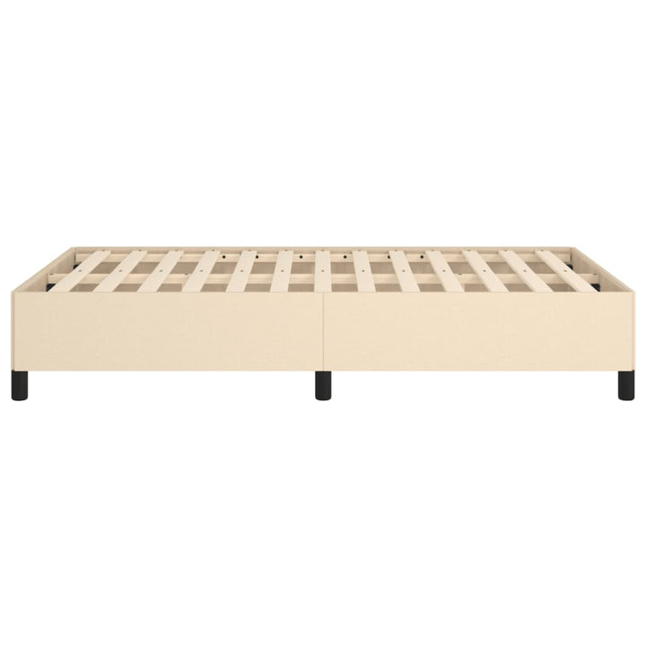 Bedframe stof crèmekleurig 120x200 cm