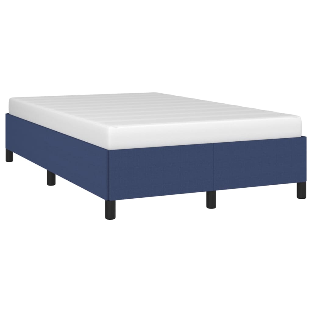 Bedframe stof blauw 120x200 cm