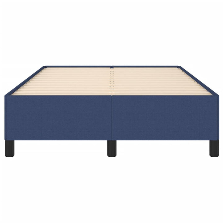 Bedframe stof blauw 120x200 cm