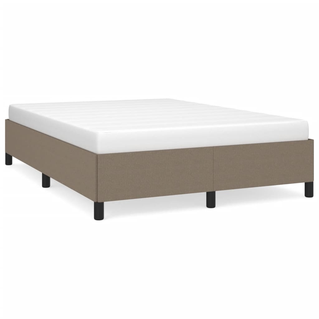 Bedframe stof taupe 140x190 cm