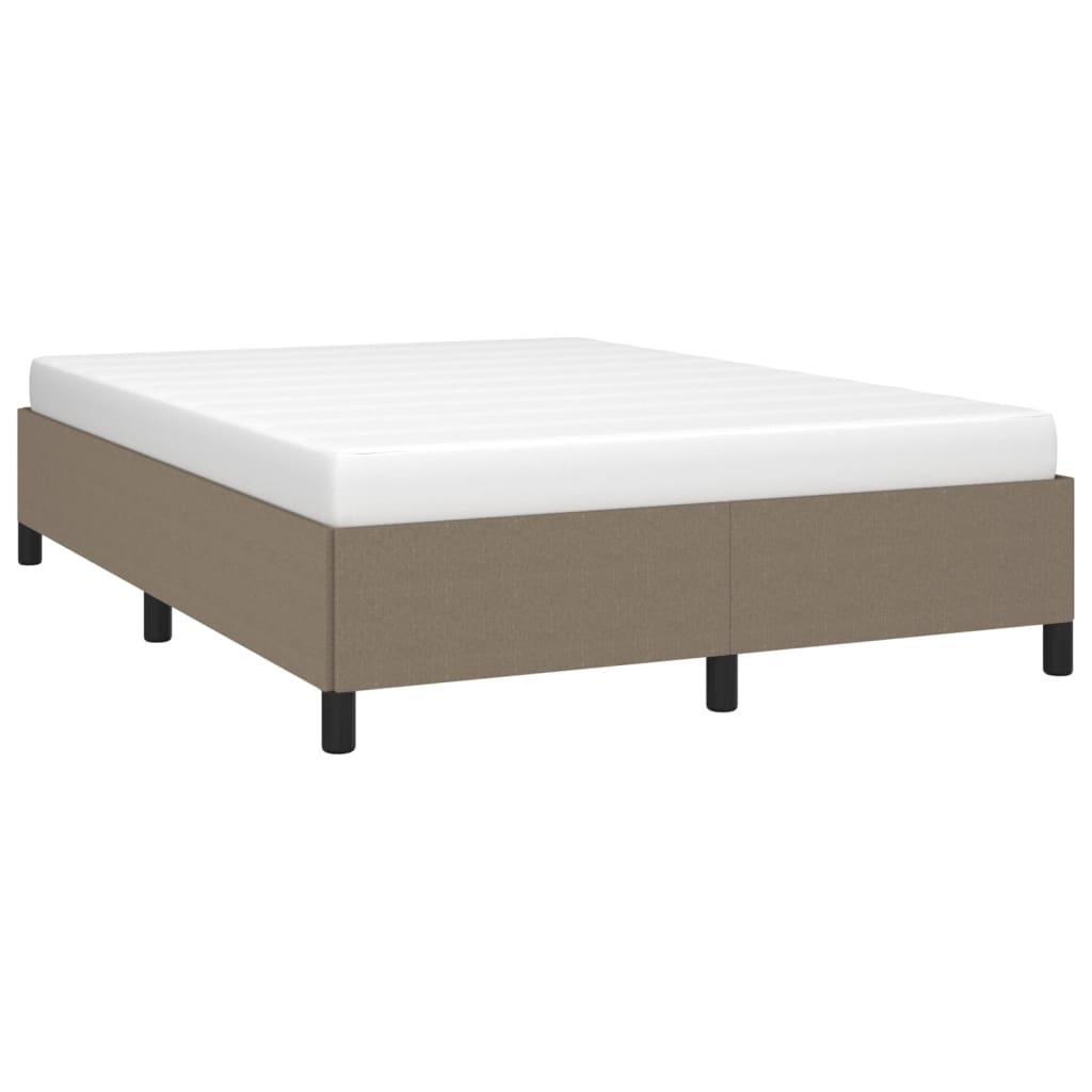 Bedframe stof taupe 140x190 cm