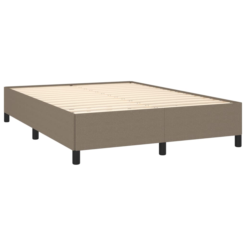 Bedframe stof taupe 140x190 cm