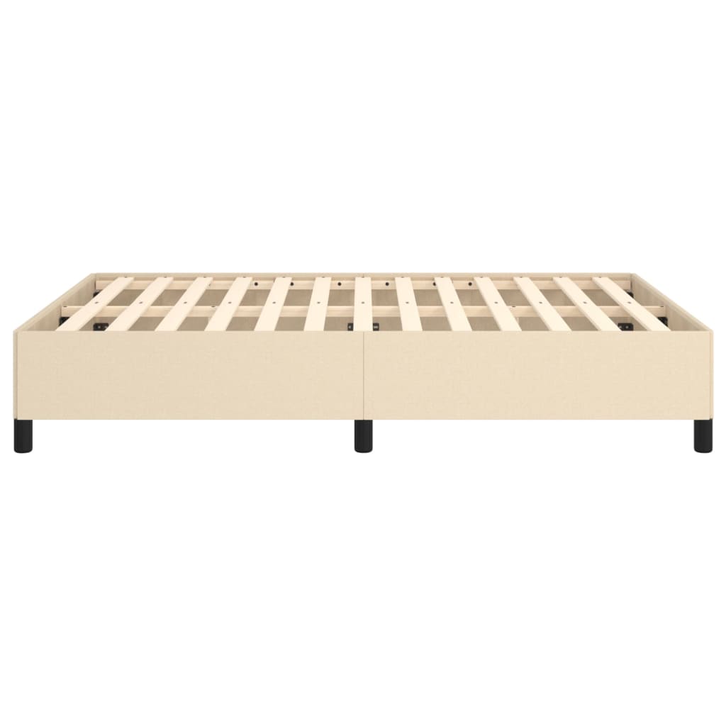 Bedframe stof crèmekleurig 140x190 cm