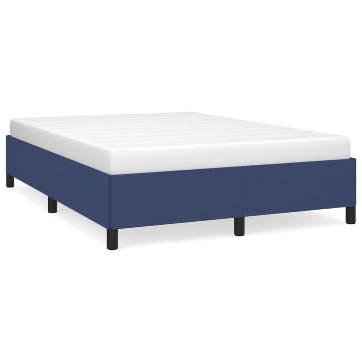 Bedframe stof blauw 140x190 cm