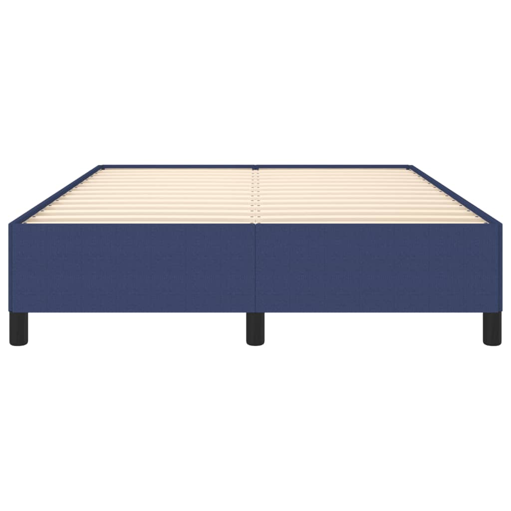 Bedframe stof blauw 140x190 cm