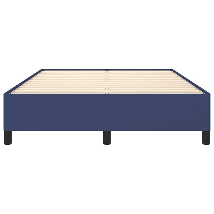 Bedframe stof blauw 140x190 cm