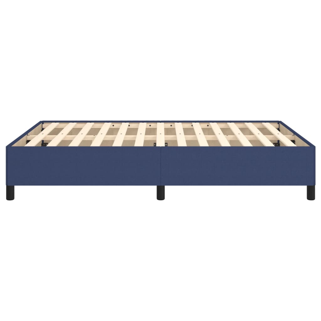 Bedframe stof blauw 140x190 cm