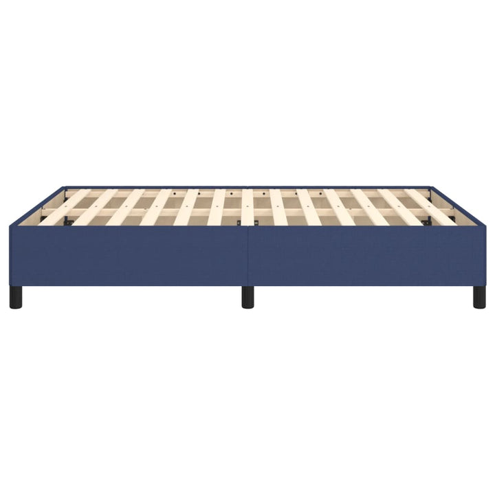 Bedframe stof blauw 140x190 cm