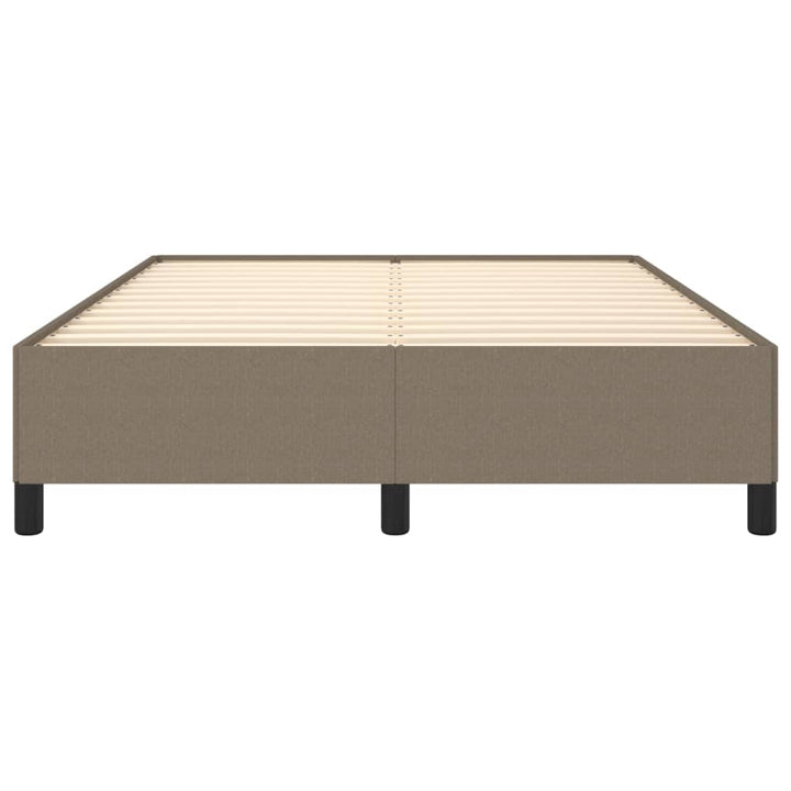 Bedframe stof taupe 140x200 cm