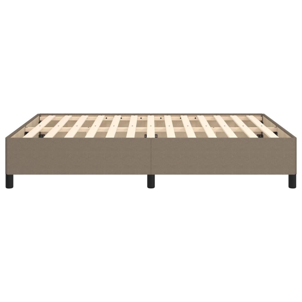 Bedframe stof taupe 140x200 cm