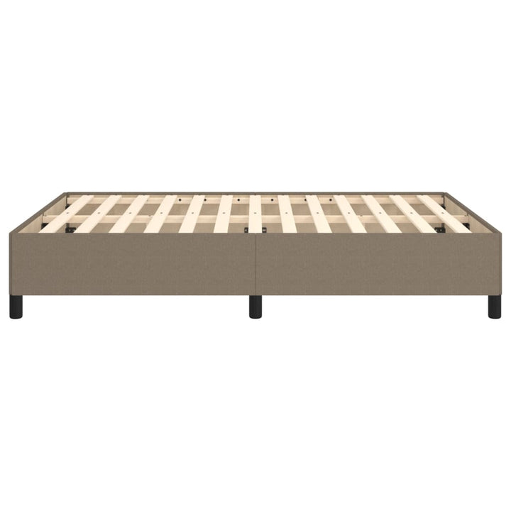 Bedframe stof taupe 140x200 cm