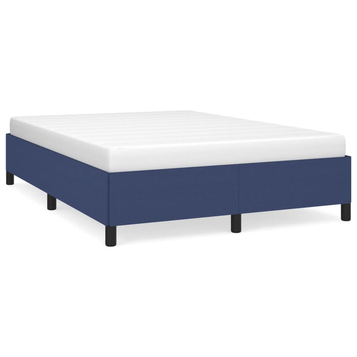 Bedframe stof blauw 140x200 cm