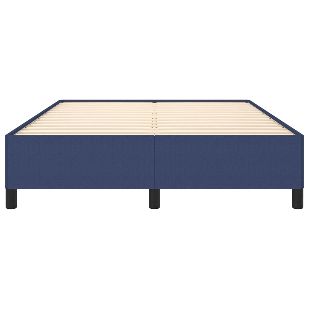 Bedframe stof blauw 140x200 cm