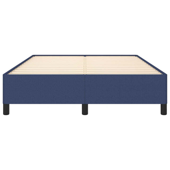 Bedframe stof blauw 140x200 cm