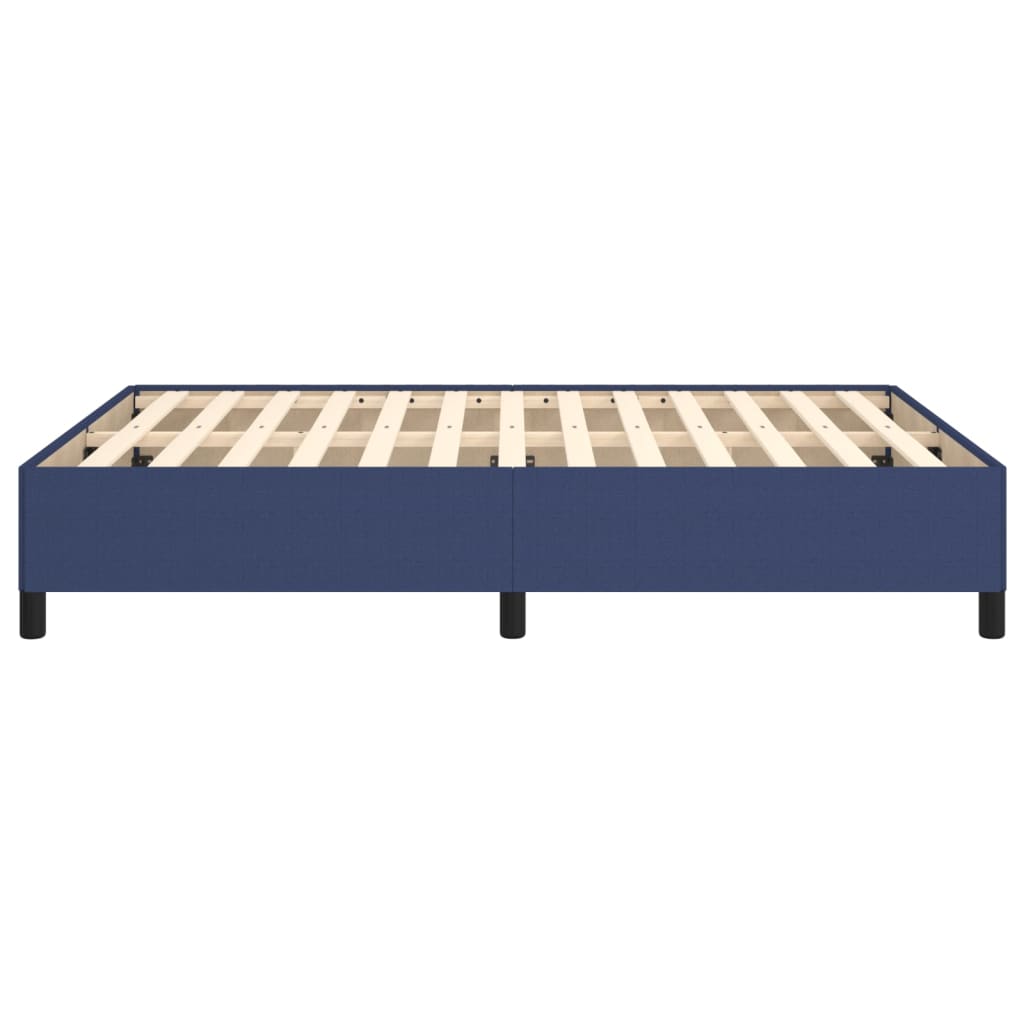 Bedframe stof blauw 140x200 cm