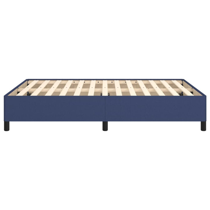 Bedframe stof blauw 140x200 cm