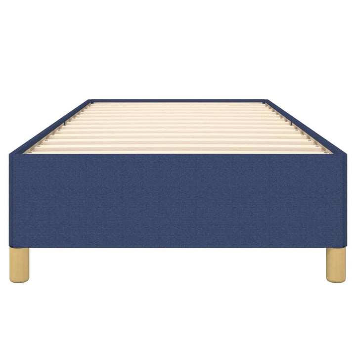 Bedframe stof blauw 90x200 cm