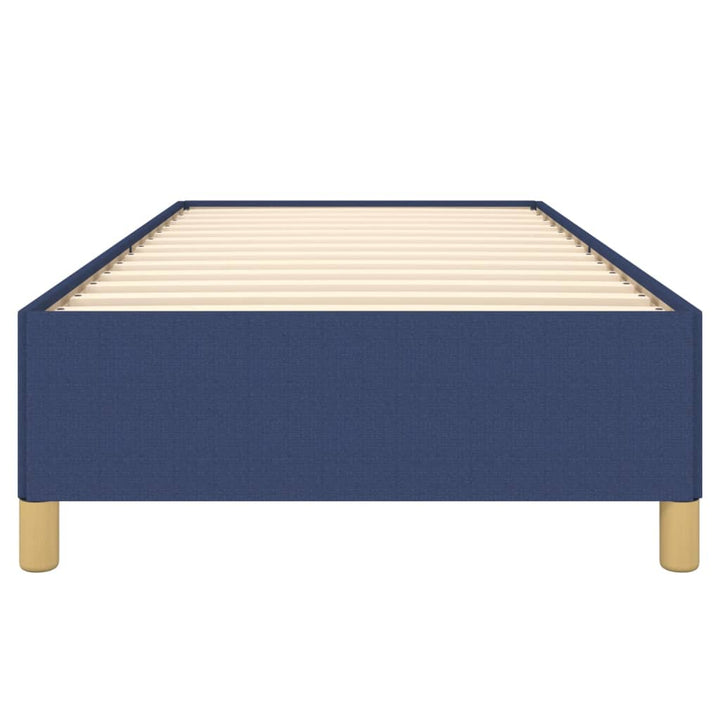 Bedframe stof blauw 100x200 cm